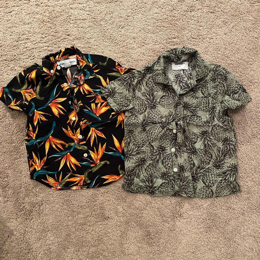 Boys size 5 Hawaiian shirt bundle